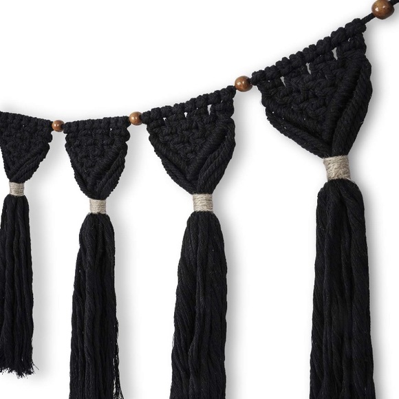 Boho Spooky Halloween Tassel Banner Bunting Decor - Picture 4 of 4